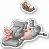 Elephant Sticker (Voorkant)