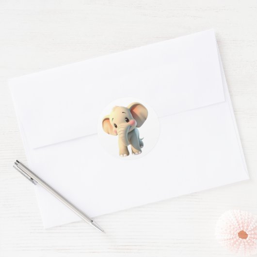 Elephant Stickers (Envelop)