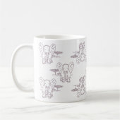 Elephant-stijl Koffiemok (Links)