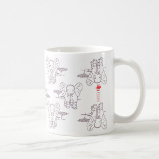 Elephant-stijl Koffiemok