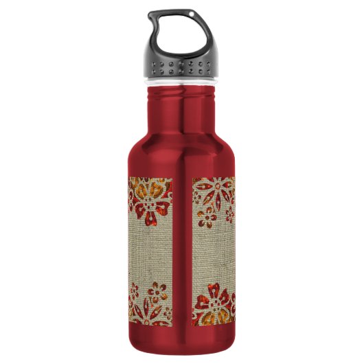 Elephant , stijlvolle Rustige kleuren Waterfles (Achterkant)