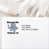 Elephant stomp on trisomy 18 etiket (Insitu)
