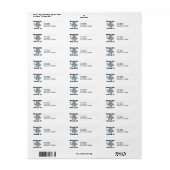 Elephant stomp on trisomy 18 etiket (Full Sheet)