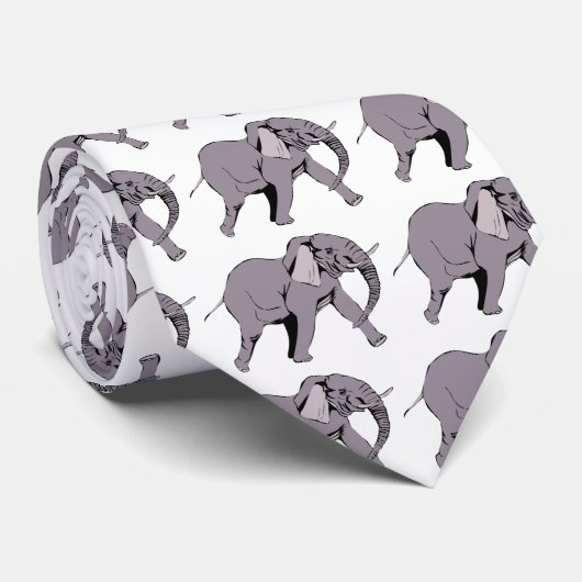 Elephant Stropdas (Opgerold)