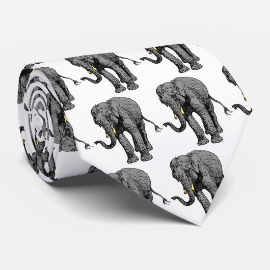 Elephant Stropdas (Opgerold)