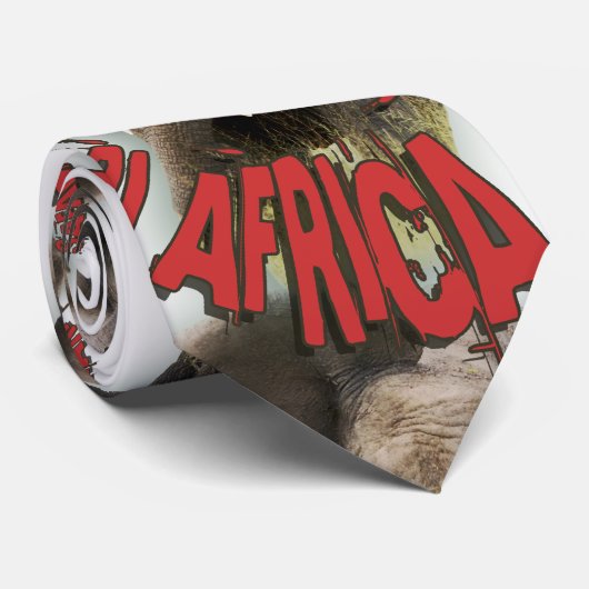 Elephant stropdassen - Afrika (Opgerold)