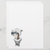 Elephant Stuck in Toilet (Voorkant / Achterkant)