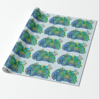 Elephant Succulent Cadeaupapier
