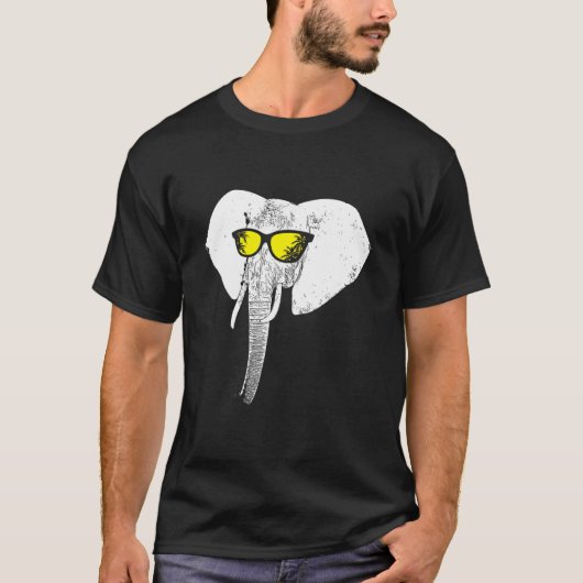 Elephant sunbril party olifant love elephant l t-shirt (Voorkant)
