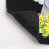 Elephant Sunflower Gifts Muismat (Hoek)
