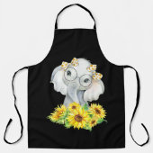 Elephant Sunflower Gifts Schort (Voorkant)