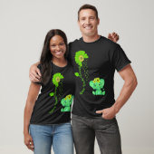 Elephant Sunflower Nierziekte Bewustheid Costum T-shirt (Unisex)