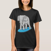 Elephant Surfer Surfboard T-shirt (Voorkant)