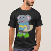 Elephant Surfer Surfboard T-shirt (Voorkant)