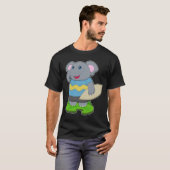 Elephant Surfer Surfboard T-shirt (Voorkant volledig)