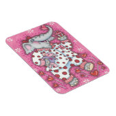 Elephant SweeLiege VALENTIJN MAGNET *Customize Magneet (Rechterzijde)