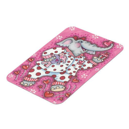 Elephant SweeLiege VALENTIJN MAGNET *Customize Magneet (Linkerzijde)