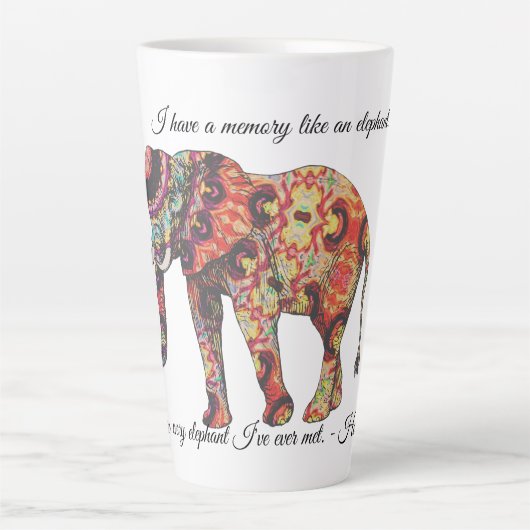 Elephant Tall Mok (Voorkant)