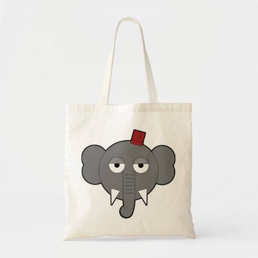 Elephant-tas Tote Bag (Voorkant)