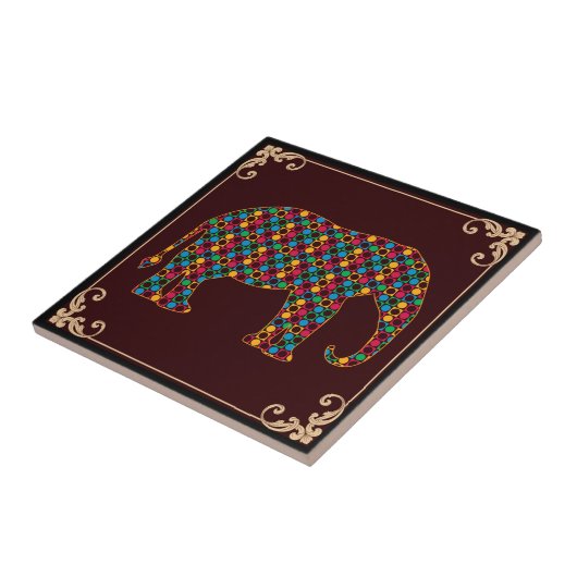 Elephant Tegeltje (Zijkant)
