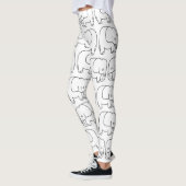 Elephant Tekening Leggings (Links)