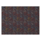 Elephant Tekening Tafelkleed (Voorkant (Horizontaal))