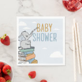 Elephant tekent iets Baby shower Elephant Cute Servet (Insitu)