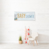 Elephant tekent iets Baby shower Elephant Cute Spandoek (Insitu)