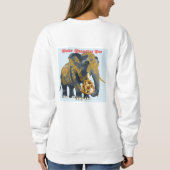 Elephant Thai patroon stijl. Trui (Achterkant)