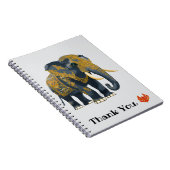 Elephant Thailand stijl. Notitieboek (Rechterzijde)