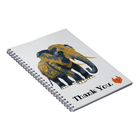 Elephant Thailand stijl. Notitieboek (Rechterzijde)