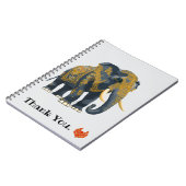 Elephant Thailand stijl. Notitieboek (Linkerzijde)