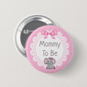 Elephant Thema's Baby shower Ronde Button 5,7 Cm (Voorkant /achterkant)