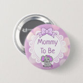 Elephant Thema's Baby shower Ronde Button 5,7 Cm (Voorkant /achterkant)