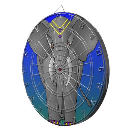 Elephant ThMED Dartboard Dartbord (Voorkant Rechts)