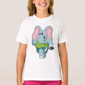 Elephant tijdens Running T-shirt (Voorkant)