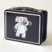 Elephant tijdens strakke training met Dumbbell (Voorkant)