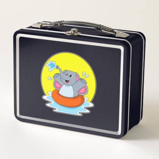 Elephant tijdens zwemmen met Lifebuoy (Voorkant)