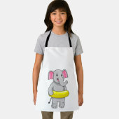 Elephant tijdens zwemmen met Lifebuoy Schort (Insitu)