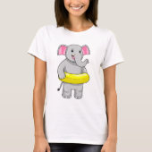 Elephant tijdens zwemmen met Lifebuoy T-shirt (Voorkant)