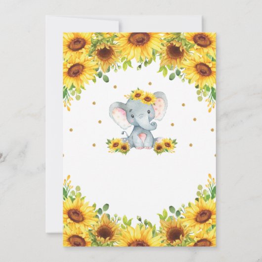 Elephant Time Capsule Bericht aan u Blank Kaarten (Achterkant)
