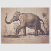 Elephant Tissue of decoupage Paper Tissuepapier (Voorkant)