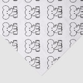 Elephant Tissuepapier (Detail)