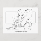 Elephant Toast Briefkaart (Voorkant)