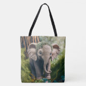 Elephant Tote Bag (Voorkant)