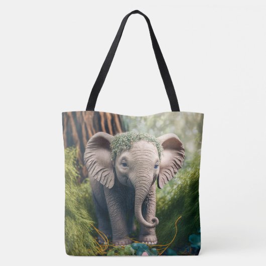 Elephant Tote Bag (Achterkant)