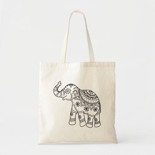 Elephant Tote Bag (Voorkant)