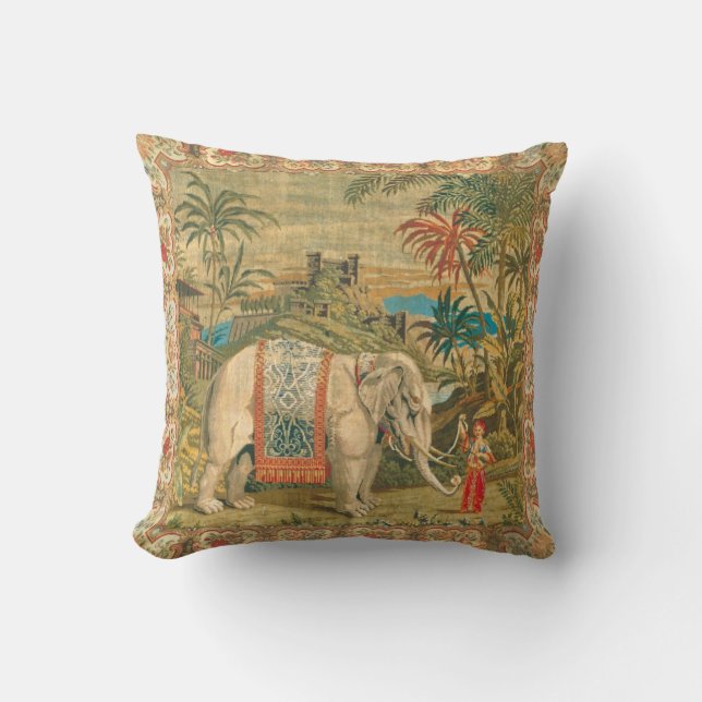 Elephant Trainer Pillow Kussen (Voorkant)