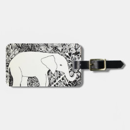 Elephant Travel label Bagagelabel