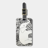 Elephant Travel label Bagagelabel (Voorkant verticaal)